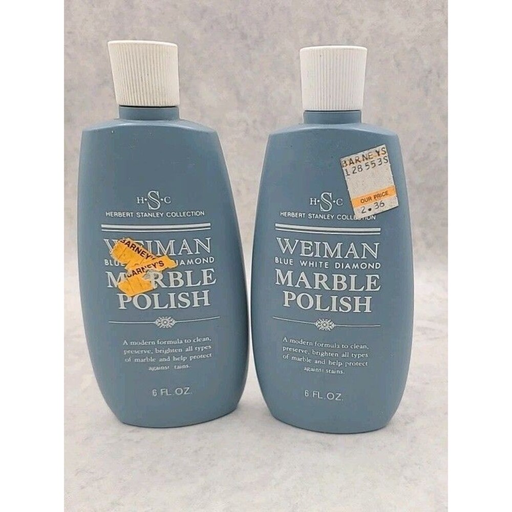 Weiman Marble Polish Lot Of 2 Discontinued Original Formula See Description
